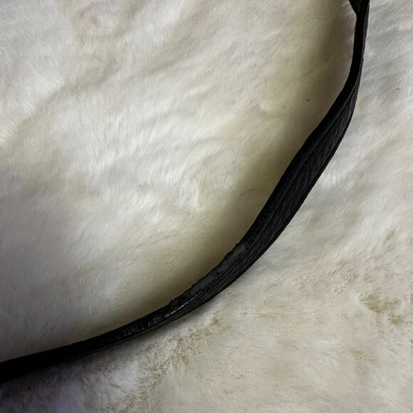 Michael Kors Fulton Large Black Pebbled Leather Crossbody Bag - Picture 13 of 15